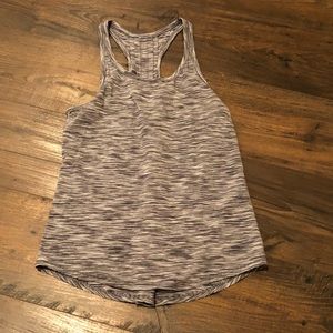 Lululemon tank top, grey/white, like new